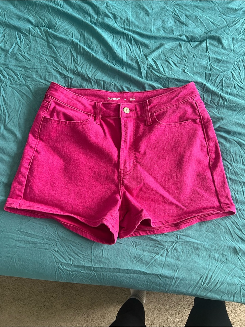 Old Navy High Rise Wow Pink Shorts